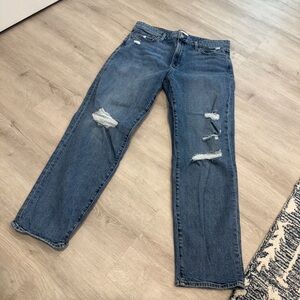 Mid Rise Boyfriend Distressed Jeans "The Niki" by Joe's Jeans